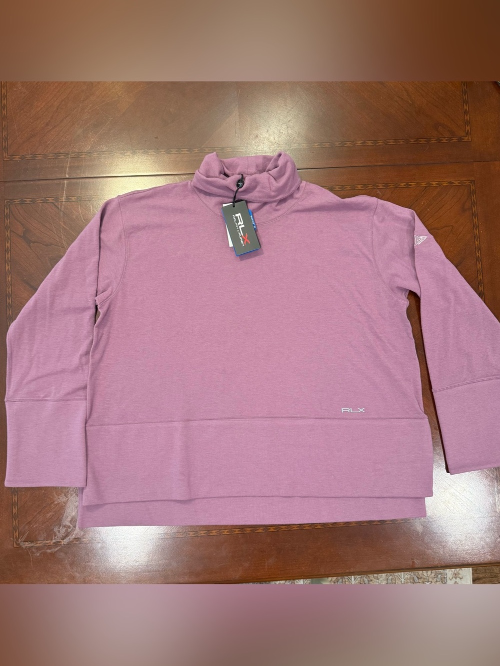 Ralph Lauren RLX Mauve Turtleneck Sweater